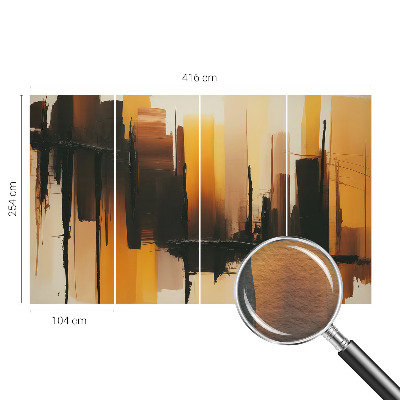 Non-woven wall mural Vertical stripes