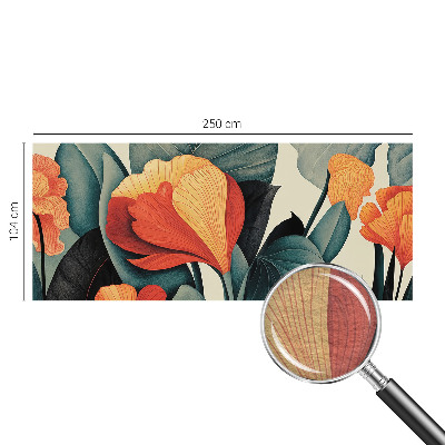 Wallpaper mural Colorful flowers