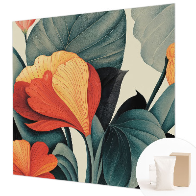 Wallpaper mural Colorful flowers
