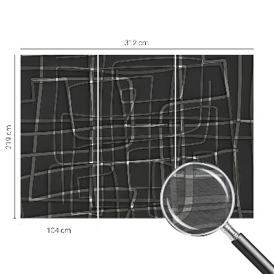 Wall mural for bedroom Abstract lines