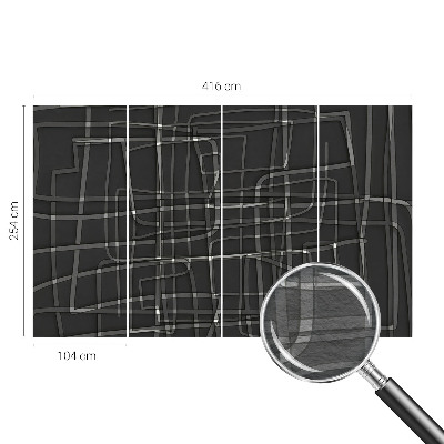 Wall mural for bedroom Abstract lines
