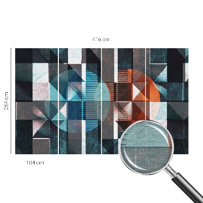 Premium photo wallpaper Abstract forms
