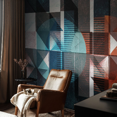 Premium photo wallpaper Abstract forms