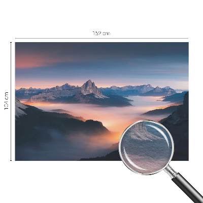 Decorative wall mural for living room The rising sun