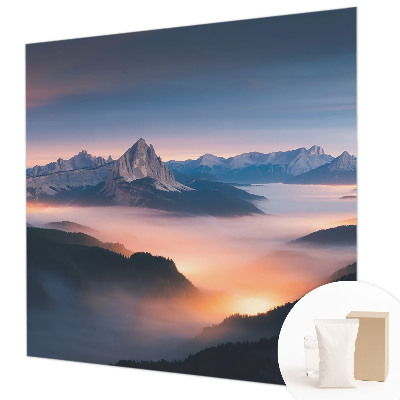 Decorative wall mural for living room The rising sun