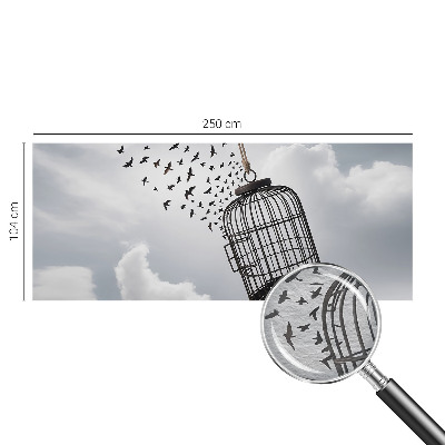 Non-woven photo wallpaper Flying birds
