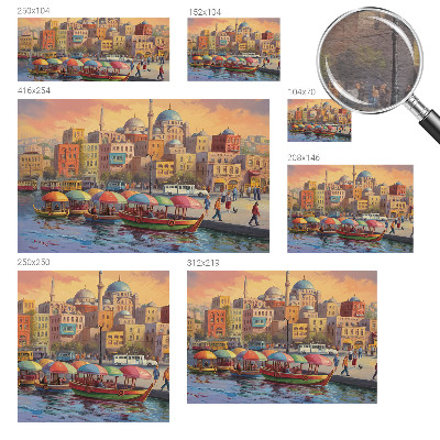 Wall mural Urban coast