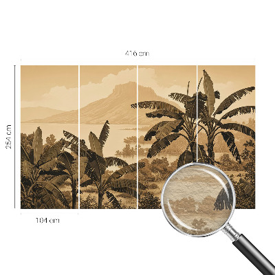 High quality wall mural wallpaper Tropical panorama