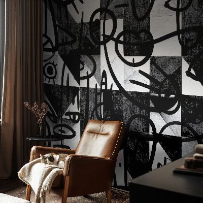 Wallpaper mural Drawing chaos