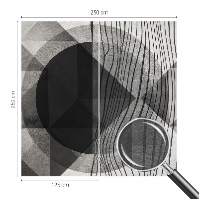 Wall mural for bedroom Abstract shapes