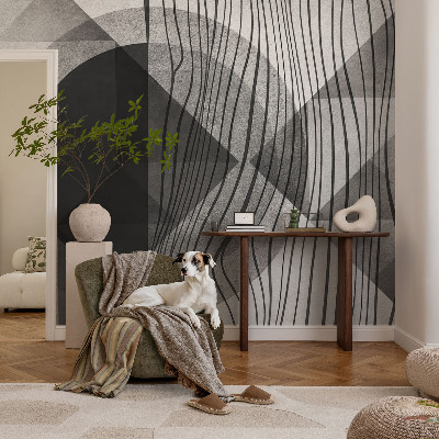 Wall mural for bedroom Abstract shapes