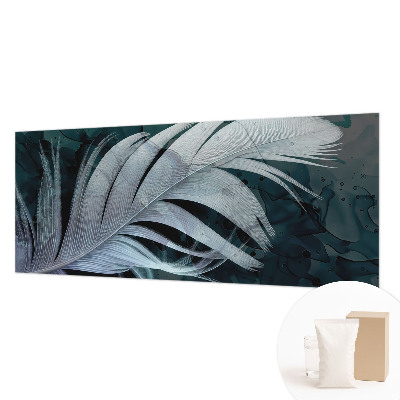 Wall mural for living room Ethereal feather