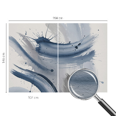 Bedroom wall mural wallpaper Artistic strokes