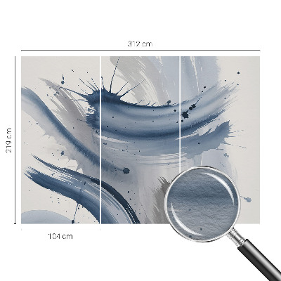 Bedroom wall mural wallpaper Artistic strokes