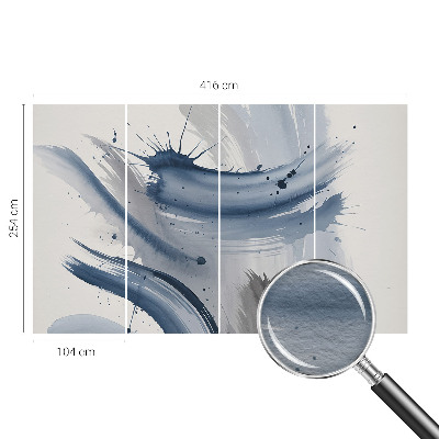 Bedroom wall mural wallpaper Artistic strokes