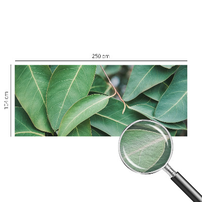 Wallpaper mural for living room Green leaves