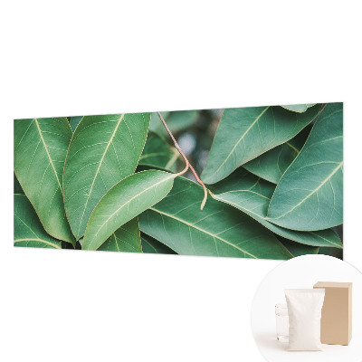 Wallpaper mural for living room Green leaves