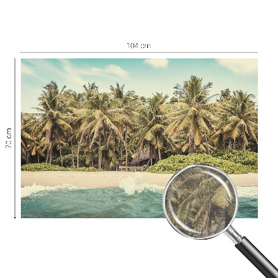 Large wallpaper mural Tropical beach