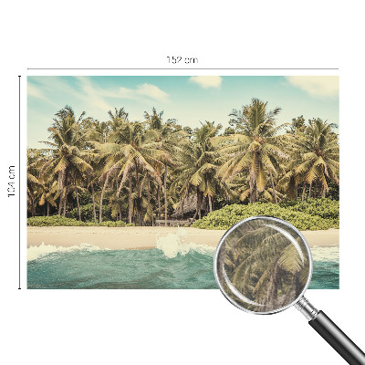 Large wallpaper mural Tropical beach