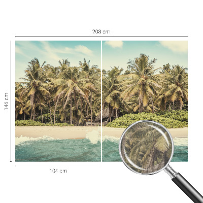 Large wallpaper mural Tropical beach
