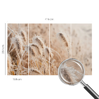 Modern wall mural Winter landscape