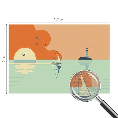 Modern wall mural for bedroom Sea delight
