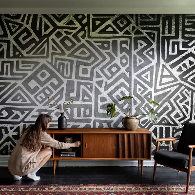 High quality photo wallpaper Geometric maze