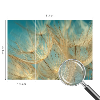 Premium photo wallpaper Ethereal dandelions
