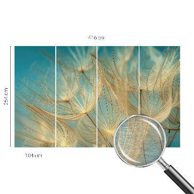 Premium photo wallpaper Ethereal dandelions