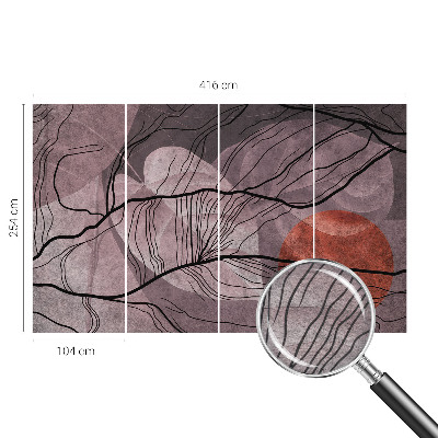 Non-woven photo wallpaper Energetic abstraction