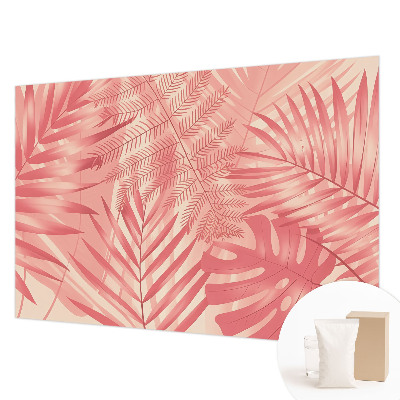 Wall mural for living room Tropical leaves