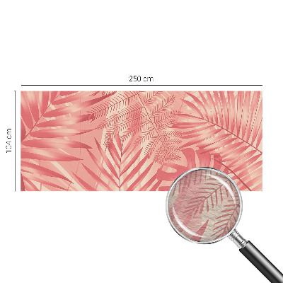 Wall mural for living room Tropical leaves