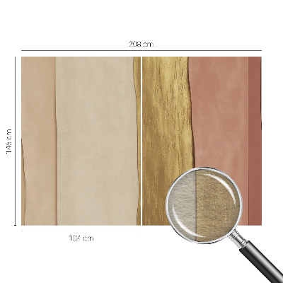 Wall mural Wavy stripes