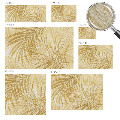 Bedroom wall mural wallpaper Tropical elegance