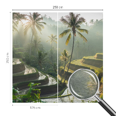 Wallpaper mural for living room Paradise terraces