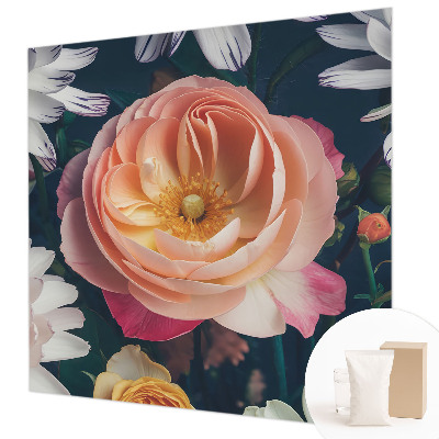Large wall mural Floral harmony