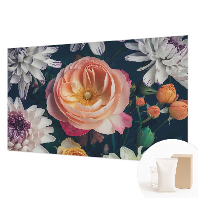 Large wall mural Floral harmony