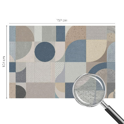 Custom size wall mural Geometric mosaic