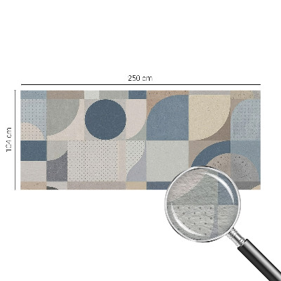 Custom size wall mural Geometric mosaic