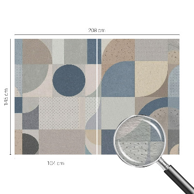 Custom size wall mural Geometric mosaic