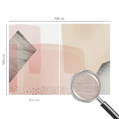 Modern wall mural for living room Delicate figures