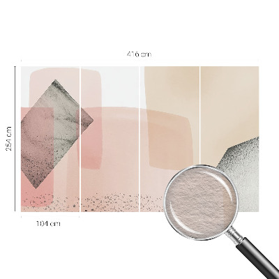 Modern wall mural for living room Delicate figures