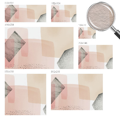 Modern wall mural for living room Delicate figures