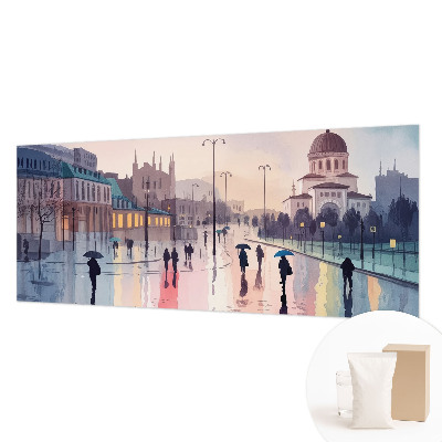 High quality photo wallpaper A rainy walk