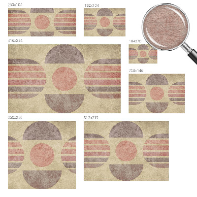 Premium wall mural for bedroom Geometric forms