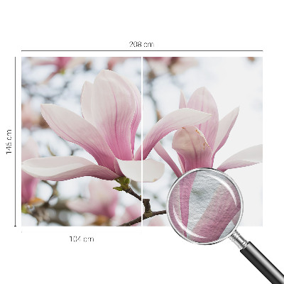 High quality wall mural wallpaper Magnolia flowers
