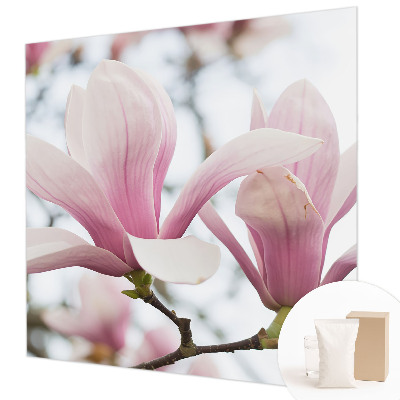 High quality wall mural wallpaper Magnolia flowers