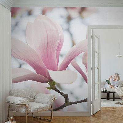High quality wall mural wallpaper Magnolia flowers