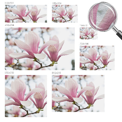 High quality wall mural wallpaper Magnolia flowers