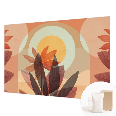 Non-woven photo wallpaper Floral abstraction